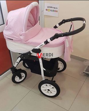 ☑Жива фотографія Дитяча коляска 2 в 1 Verdi Laser 02 рожевий