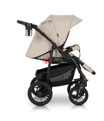 ☑Жива фотографія Коляска 3 в 1 Verdi Sonic Comfort 9023-VC-09, ecru/black skin