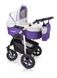 ☑Реальная фотография Детская коляска 3 в 1 Verdi Sonic 04 фиолет серый